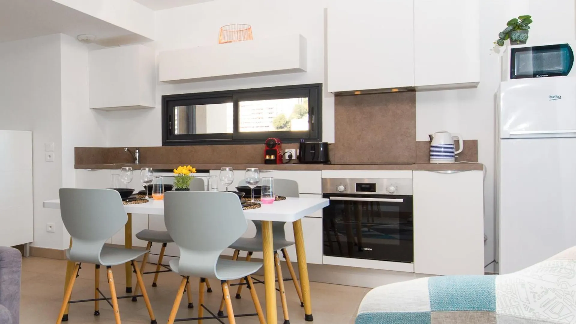 Appartement Vue Mer & Tour Odeon - Terrasse - Parking - Bj Beausoleil